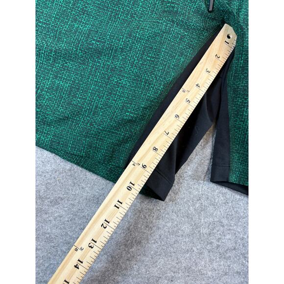 Lululemon THE Shorts Mens Large Green Geometric Pull On Gym Training Athleisure - Picture 4 of 6